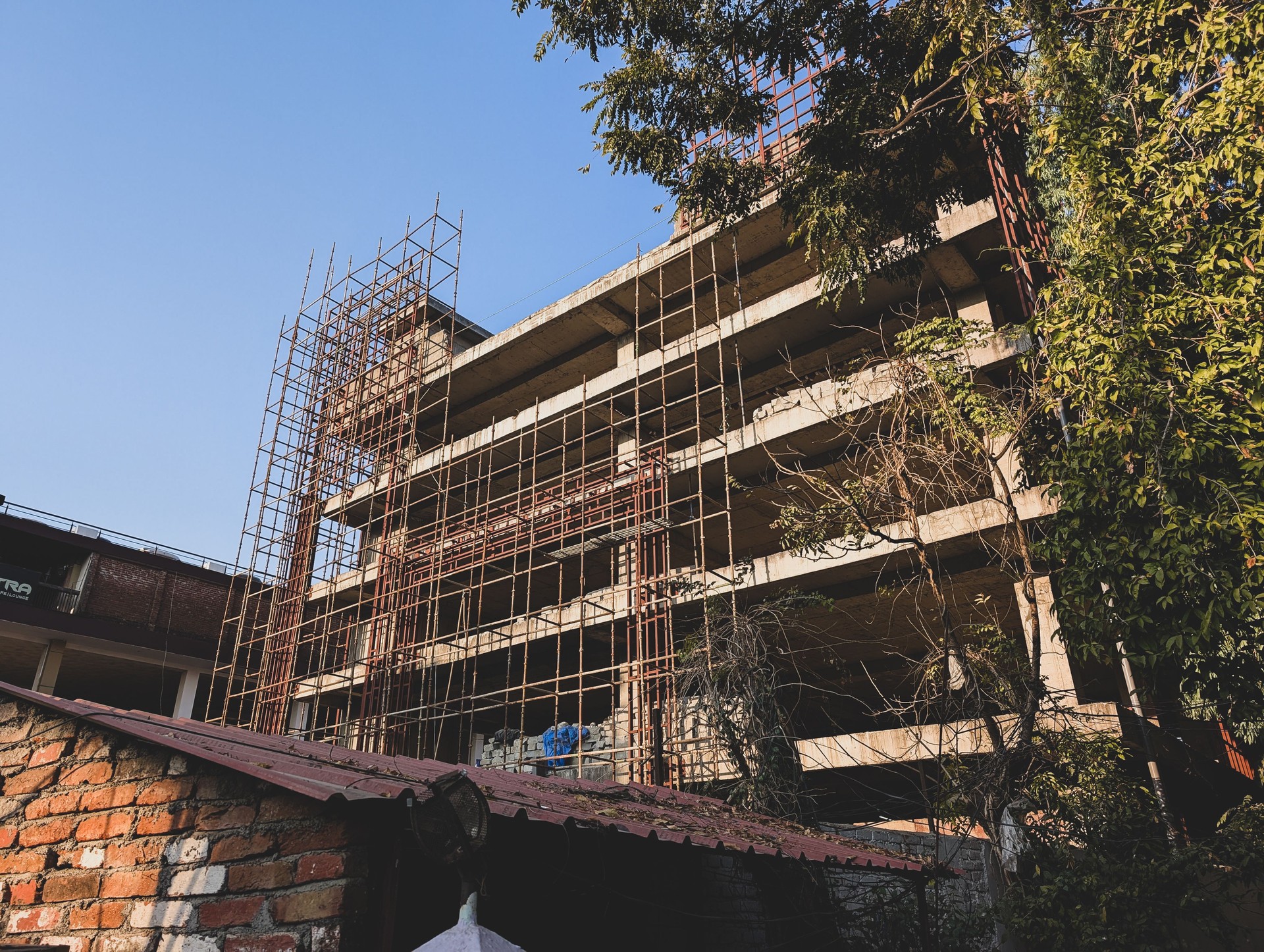 Under Construction Building in Dehradun, Rapid Urbanization